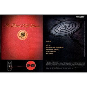 1995 Pioneer Car Stereo Speakers 2 Page Vintage Print Ad Road Kill Diaries Art